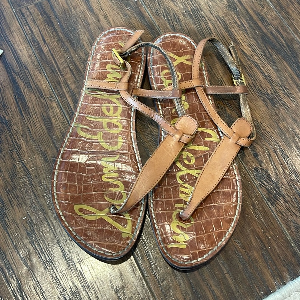 Sam Edelman T-strap sandals brown